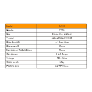 XJ-01 Industrial Pneumatic <b>Sock</b> Label Sewing Machine - Product Image 4