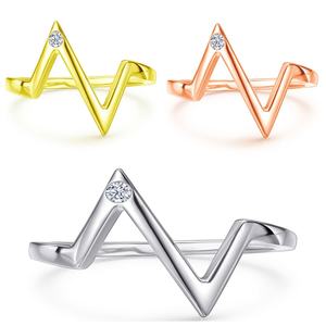 Bagues en argent sterling pour femmes, style vintage cool, pierres précieuses, plaqué rhodium, serti de zircon, fiançailles, mariage, certifié CMA - Product Image 1