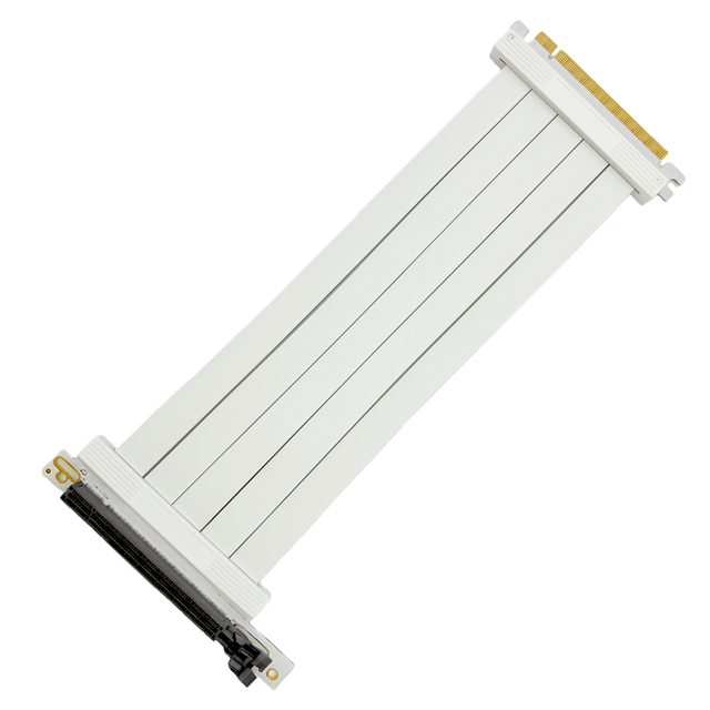 10/15/20/25/30Cm Full Speed 4.0 PCIE X16 Copper Cable Shielded Extender for GPU Graphics Card Extension Riser Pliable Cable
