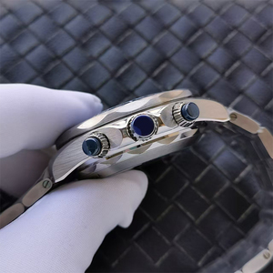 Montre de plongée mécanique de luxe 44 mm, mouvement d'usine 9900, étanche, lunette en céramique noire, chrono 300 m, réserve de marche, montre noire - Product Image 3