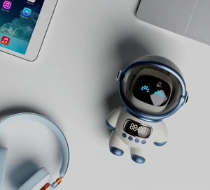 Intercomunicador Inteligente con IA, Reloj Despertador con Audio, Diseño <span class=keywords><strong>de</strong></span> Astronauta, Radio Creativa para el Hogar y Teatro en Casa, con Bluetooth, Tarjeta TF, FM, Funciona con Baterí<span class=keywords><strong>a</strong></span> - Product Image 4