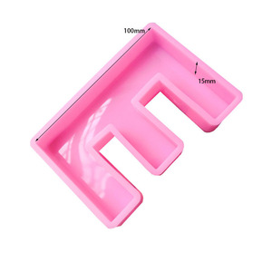 Khuôn Silicone Chữ Cái 26 Chữ Cái Tiếng Anh 3D Khuôn Chữ Cái Lớn Khuôn Silicone Sô Cô La Dụng Cụ Làm Bánh Tự Làm Khuôn Silicone Nhựa - Product Image 1