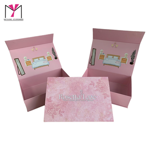 2026 MUYANG High Quality <b>pink</b> Fancy Wig <b>Box</b> Packaging Customized Logo - Product Image 1