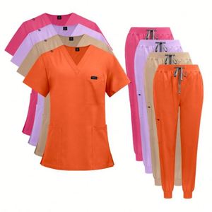 Uniformes Médicos Personalizados para Mujer, 94% Poliéster, 6% Elastano, Uniformes Médicos Unisex Elásticos, Conjuntos de Uniformes de Enfermería Cómodos para Hospital - Product Image 2