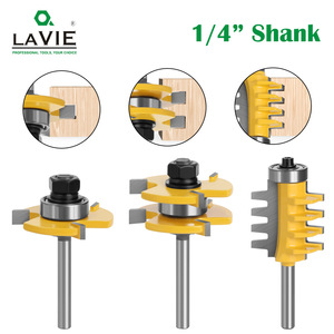 Carbide Tipped Router Bit 1/4 In Round Shank Straight Cut For Woodworking - Product Image 5