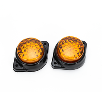 Vente flash : Feux latéraux LED transparents en forme de pastèque 12-24V, robustes, de forme ronde, état neuf
