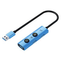 Hub USB 3.0 AI 5 en 1 pour ordinateur portable, tablette, PC, Android, MacOS, 2 ports USB 2.0, 1 port USB 2.0