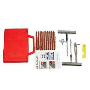 Heavy Duty <b>Tire</b> Plug Kit All-in-One Universal <b>Repair</b> Kit Fix Tubeless Tyre Flats Cars Motorcycle Tractor Trailer OEM - Product Image 6