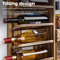 Étagère à alcool en bois avec support pour bouteilles, verres à pied, support pour whisky, rangement pour verres à vin, support mural pour verres à vin