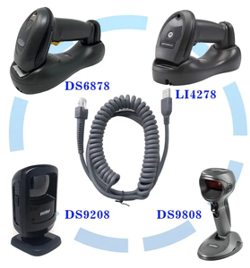 Resorte en espiral retráctil de 3 metros, Cable RJ45 a USB para Zebra Symbol LS2208 DS2208 LS4208 LS4478 <span class=keywords><strong>DS9208</strong></span> DS3578 <span class=keywords><strong>DS9208</strong></span> - Product Image 3