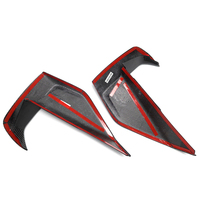 Pour Ford Mustang S650 GT 2024+ : Garnitures de calandre avant, cadre de ventilation d'angle en fibre de carbone sèche, accessoires extérieurs