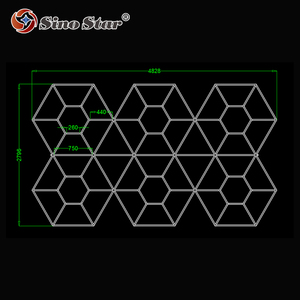 2023 nouveau produit lancement usine approvisionnement facile à caler Auto détaillant voiture salle d'exposition <span class=keywords><strong>Garage</strong></span> Led matrice tableau lumière ST6102 - Product Image 2