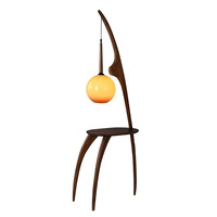 Lampe de sol rechargeable avec stockage de brevets, décoration de salon, debout, créative, minimaliste, art du bois, style nordique moderne, lampe de sol LED