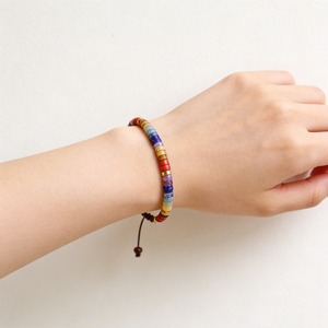 Artisan Rainbow <b>Gemstone</b> <b>Bracelet</b> Multicolor Bohemian Natural Stone Beaded <b>Bracelet</b> Healing Positive Energy Crystal <b>Bracelet</b> - Product Image 2