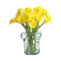 Bouquet de mariage Calla avec lys, nouvelles fleurs artificielles, pour une décoration de fête à la maison, toucher réaliste