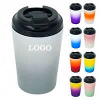Tasse à café en acier inoxydable, vente chaude, tasses à thé, tasse à café magique faite à la main avec poignée