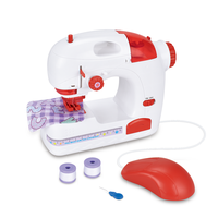 AJB Jouets électriques portables en plastique pour jeux d'imitation, mini-machines à coudre portatives à piles pour enfants