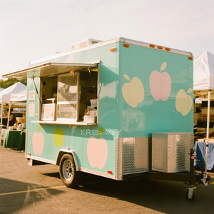 Camion de Restauration Commerciale 2025 Conteneurs Kiosque à Pâtisserie Snack Remorque Alimentaire Mobile Extérieure à Vendre - Product Image 3