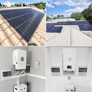 Complete 3Kw Home Solar Energy System 3Kw 5Kw 10Kw Hybrid Solar Panel System