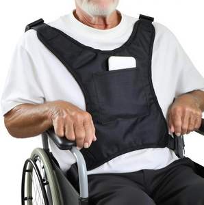 Harnais de sécurité réglable en tissu Oxford, léger et confortable, pour fauteuil roulant adulte, soutien du torse, sangles de soutien - Product Image 1