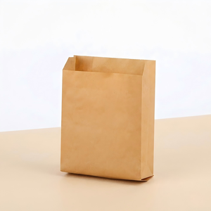 Bolsa de Papel Antigrasa con Base Cónica Impresa Personalizada, Bolsa de Papel con Base Puntiaguda de Grado Alimenticio para Empacar Bocadillos, Papas Fritas, Pollo para Llevar - Product Image 3