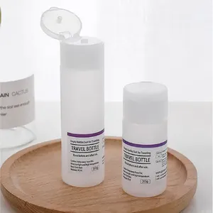 Bouteille à clapet, bouteille cosmétique à presser, bouteille en plastique pour nettoyant visage, bouteille pour tonique, bouteille pour lotion hydratante - Product Image 3