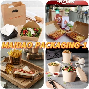 Dùng Một Lần Takeaway Pháp Khoai Tây Chiên Hộp Giấy Bao Bì Thực Phẩm Tùy Chỉnh Cánh Gà Bánh Burger Hộp đưa ra Nhanh Chóng Thực Phẩm Hộp Container - Product Image 3
