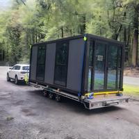 Maison préfabriquée pliable en acier de 20 pieds, épaisse et habitable, basée sur un conteneur maritime, pour habitation ou bureau