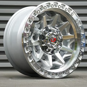 Maßgefertigte 4x4 Leichtmetallfelgen mit Tiefer Schüsselkonstruktion 17 18 20 Zoll 6x139,7 5*150 Chrom Beadlock Offroad Geschmiedete Felgen für Pickup-Fahrzeuge - Product Image 5