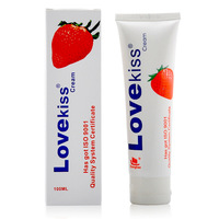 Lubrifiant personnel à base d'eau aromatisé à la fraise et au citron, gel intime lisse et longue durée pour adultes