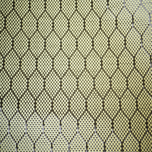 Tissu nid d'abeille hexagonal mélangé carbone aramide jaune 240 g/m² pour motos, parapluies d'extérieur, couvertures, accessoires pour sacs et chaussures - Product Image 3