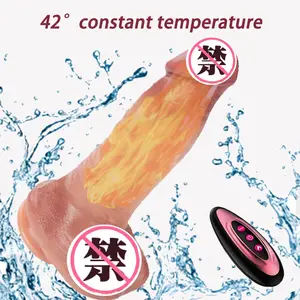 Nouveau masturbateur à insertion automatique de gode en silicone liquide électrique télécommandé sans fil pour femmes et adultes