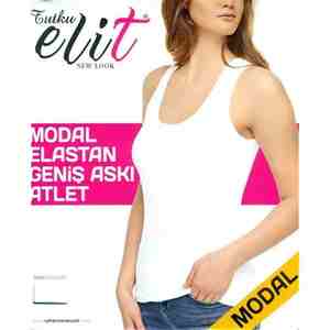 Elit Women's Modal Elastane Wide Strap <b>Undershirt</b> White M-Comfortable Women's Underwear - Product Image 1