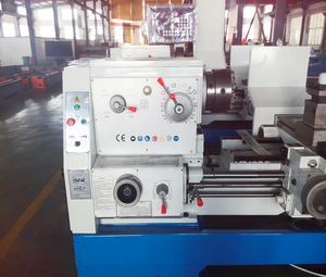 Tour à métaux manuel robuste chinois FineTech, modèle horizontal CA6166*2000, tour à banc déporté, moteur 220V, garantie 2 ans - Product Image 3