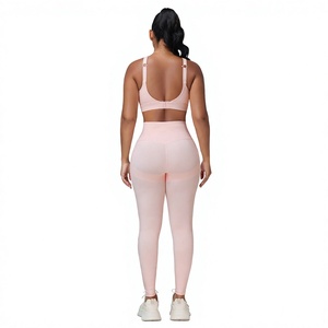 Ensemble de yoga et de sport pour femmes : Leggings taille haute et brassière de sport – Tenue de fitness deux pièces sans couture, extensible, respirante et à séchage rapide - Product Image 6