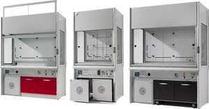 <span class=keywords><strong>Hotte</strong></span> à fumées en acier résistant aux produits chimiques personnalisée pour les laboratoires scolaires, utilisée dans les bases de données biologiques avec des armoires et des ventilateurs d'évacuation - Product Image 4