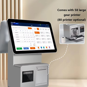 15.6 "Android Máy POS Màn hình kép tiền mặt đăng ký hệ thống được xây dựng trong máy in máy quét tất cả trong một POS thiết bị đầu cuối cho cửa hàng bán lẻ - Product Image 3