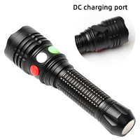 Éclairage magnétique d'avertissement de chemin de fer tricolore LED lampe de poche tactique torche de sauvetage