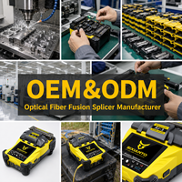 Nouveau modèle AI-3 Splicer, soudeuse par fusion de fibres optiques à alignement de cœur à 6 moteurs, compatible OEM/ODM, garantie 5 ans