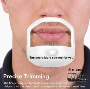 Outil de rasage Shaper, soin personnel, gabarit de coiffage de la <span class=keywords><strong>barbe</strong></span>, 5 pièces, rasage pour hommes, <span class=keywords><strong>barbe</strong></span> de chèvre - Product Image 3