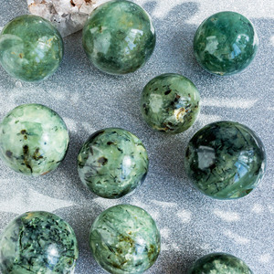 Esfera de Cristal Natural Pulida, Piedra de Sangre Africana Natural, Esfera de Tamaño Mediano, Venta al por Mayor, Bola de Materiales Mixtos para Colección - Product Image 3
