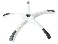 Les pieds de meubles en nylon polyvalents remplacent toute base de chaise de bureau en aluminium robuste