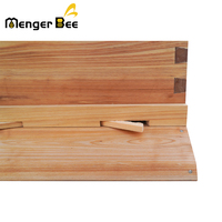 Effiziente neue Menger Bee Flows Bienenwaben aus Wachsbeschichtetem Fichtenholz mit Schwalbenschwanzverbindung, 18 mm Dicke, 2 Jahre Garantie, 7 Fließrahmen