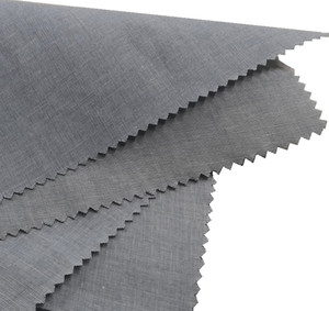Custom logo Polyester Nylon Fashion Fabric Stripe Melange Fabric Cation Stretch Breathable <strong>Waterproof</strong> Fabric <strong>for</strong> <strong>Clothing</strong> - Product Image 1