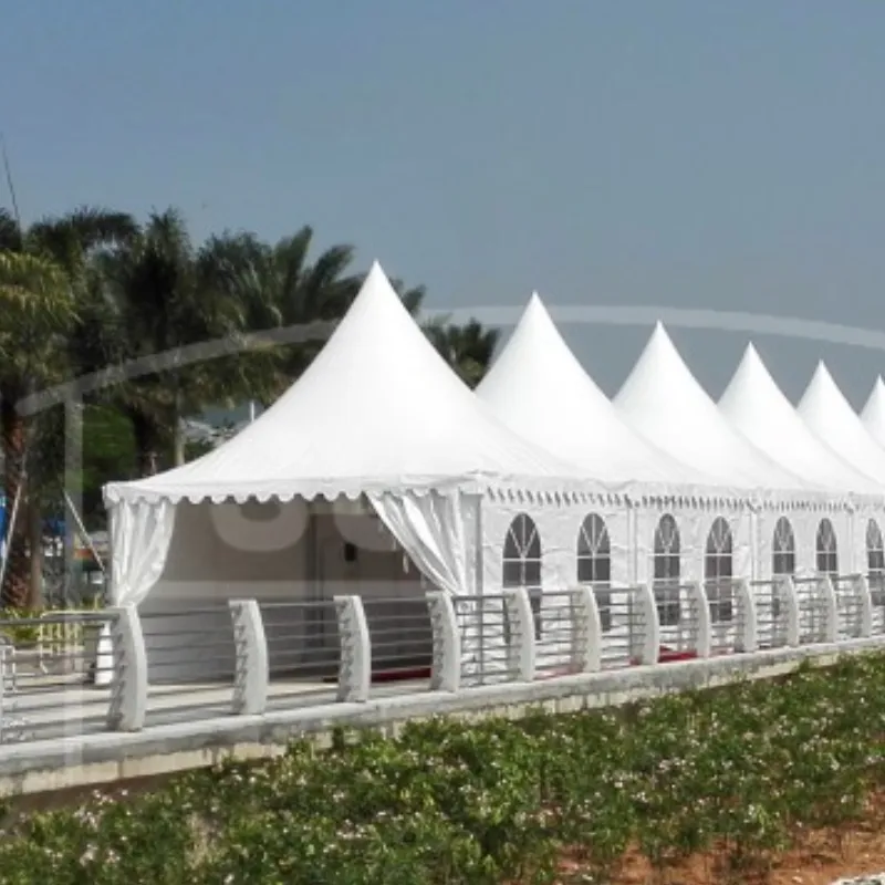 3x3 5x5 6x6 स्टील के लिए एल्यूमीनियम सफेद पीवीसी शिवालय बड़ा खेमा पार्टी घटना शादी तम्बू बिक्री
