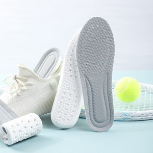 Sports Insoles EVA Breathable Cushioned <b>Shoe</b> Inserts White Black Comfortable for Men Women - Product Image 4