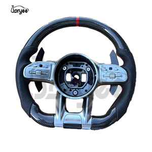 Volante Deportivo de Cuero M-Performance con Fibra de Carbono para <span class=keywords><strong>BMW</strong></span> Serie 3 M3 F80 F30 F32 M4 F35 F82, Accesorios Interiores - Product Image 3