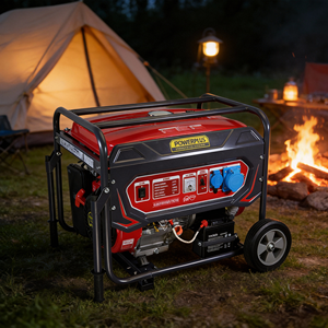 Wholesale Open Frame High Performance Recoil Start 50/60Hz 7.5kW Output 4-Stroke <b>Gasoline</b> <b>Generator</b> Set Home Use 220V AC - Product Image 4