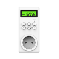 Enchufe Digital de 230V con temporizador para cocina, enchufe europeo con ajuste de programa de 7 días