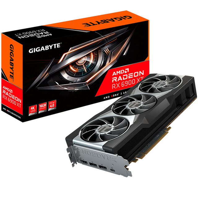 GIGABYTE Radeon RX 6900 XT 16G Used Gaming Graphics Card with 16GB GDDR6 Memory Powered by AMD Radeon RX 6900 XT Video Card